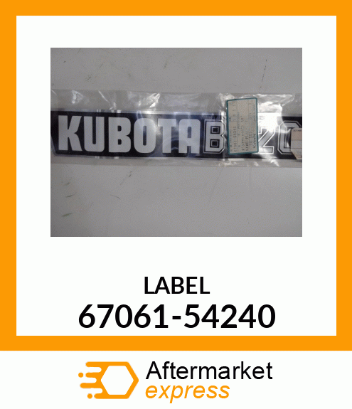 LABEL 67061-54240