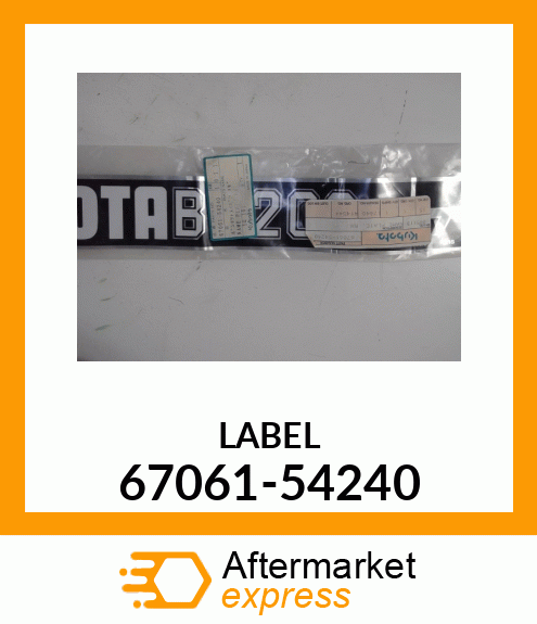 LABEL 67061-54240