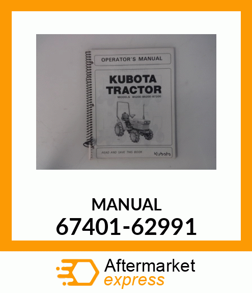 MANUAL 67401-62991