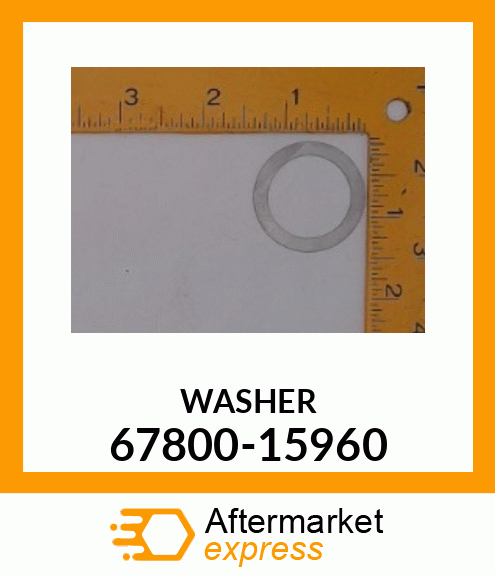 WASHER 67800-15960