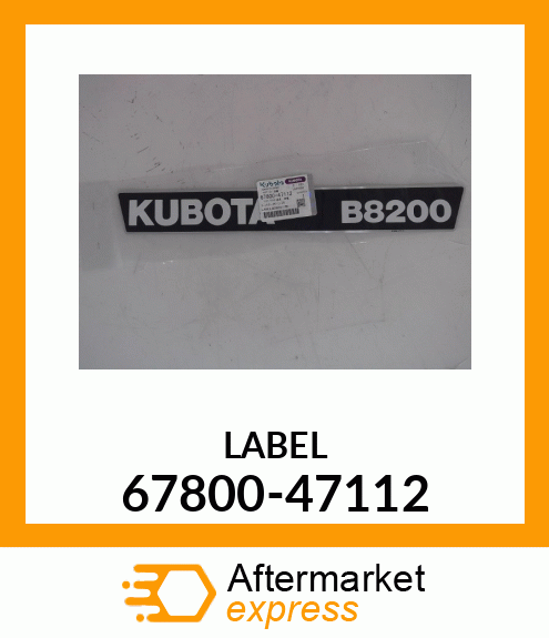 LABEL 67800-47112