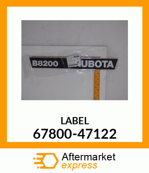 LABEL 67800-47122