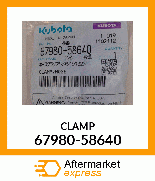 CLAMP 67980-58640