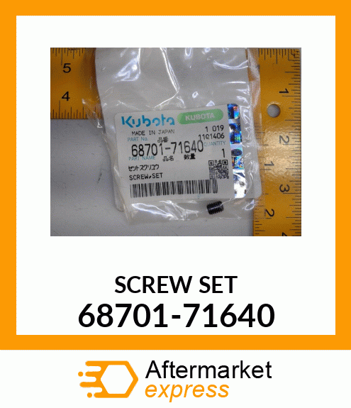 SCREW SET 68701-71640