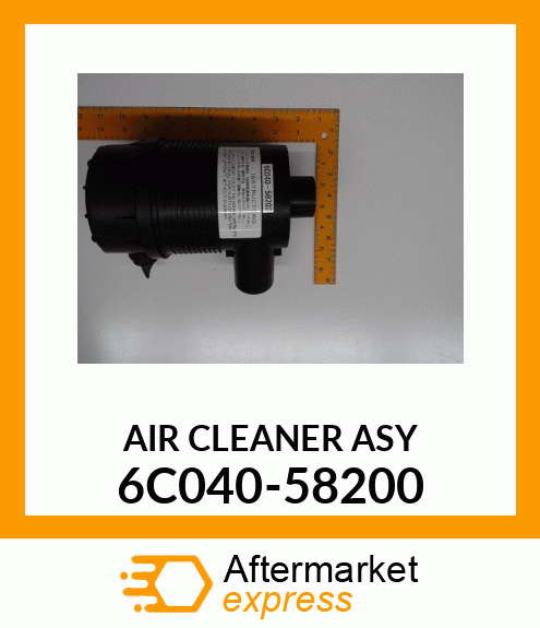 AIRCLEANERASY 6C040-58200