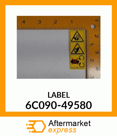 LABEL 6C090-49580