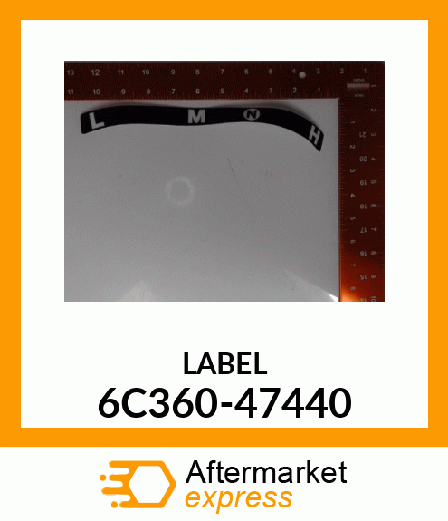 LABEL 6C360-47440