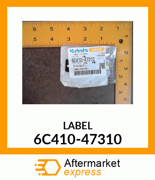 LABEL 6C410-47310