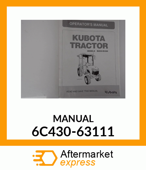 MANUAL 6C430-63111