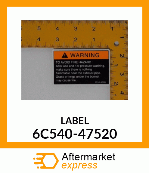 LABEL 6C540-47520