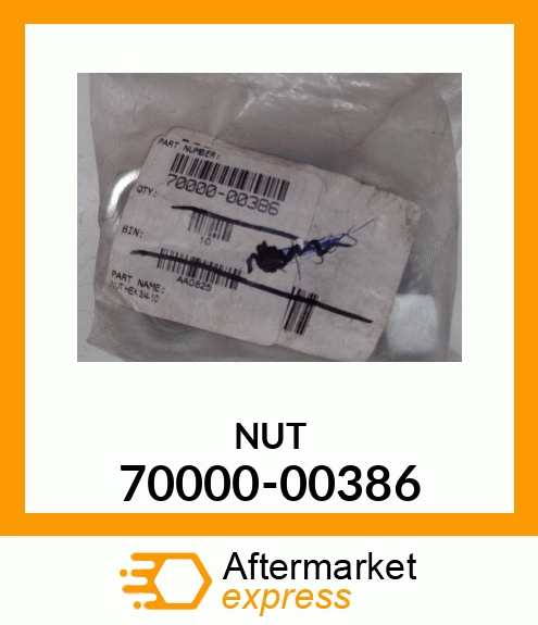 NUT 70000-00386