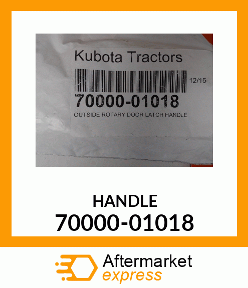 HANDLE 70000-01018