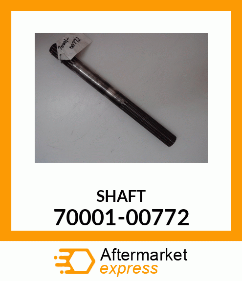 SHAFT 70001-00772