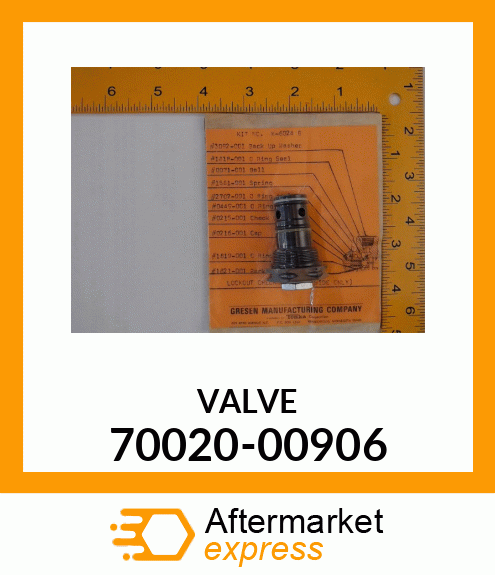 VALVE 70020-00906