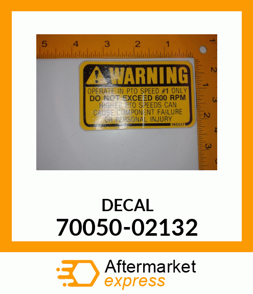 DECAL 70050-02132