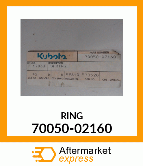 RING 70050-02160