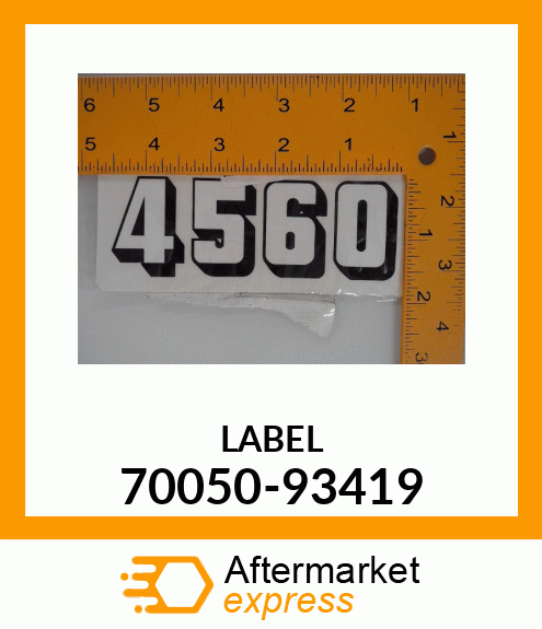 LABEL 70050-93419