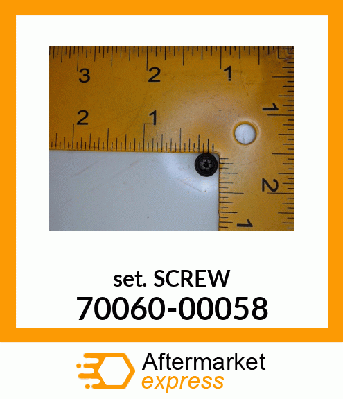 SETSCREW 70060-00058