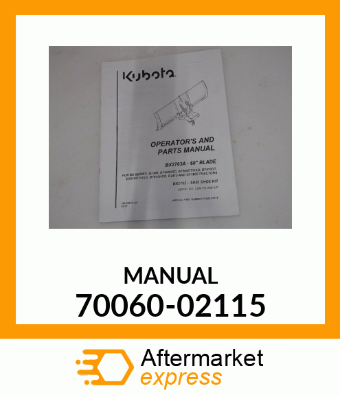 MANUAL 70060-02115