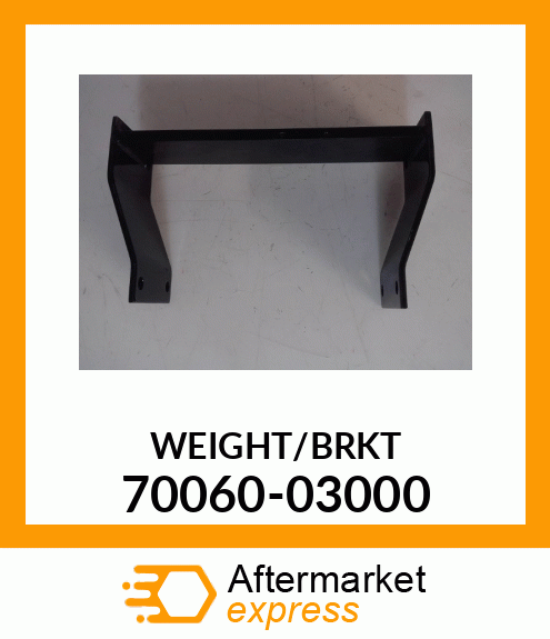 WEIGHT/BRKT 70060-03000