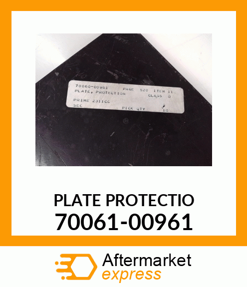 PLATE PROTECTIO 70061-00961