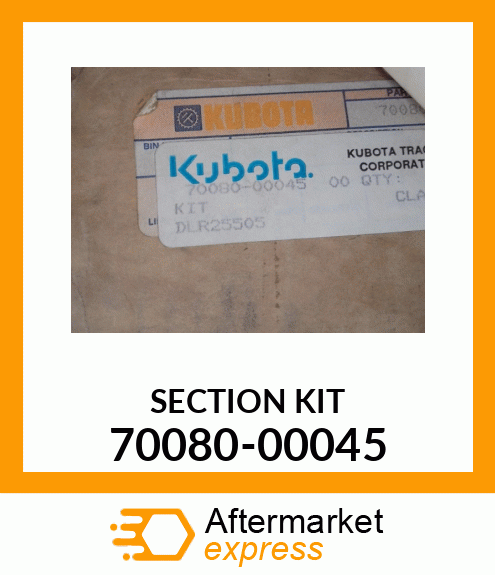 SECTIONKIT 70080-00045