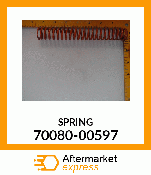 SPRING 70080-00597