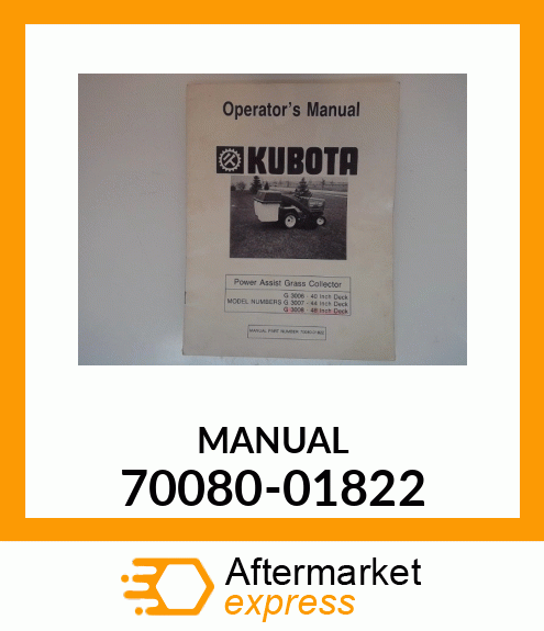 MANUAL 70080-01822