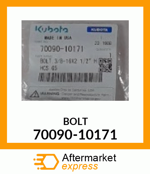 BOLT 70090-10171