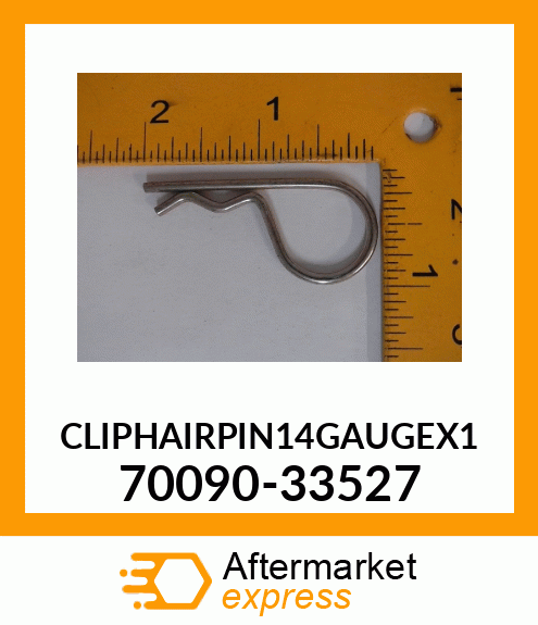 CLIPHAIRPIN14GAUGEX1 70090-33527