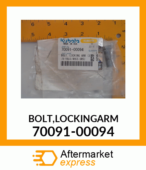 BOLT,LOCKINGARM 70091-00094