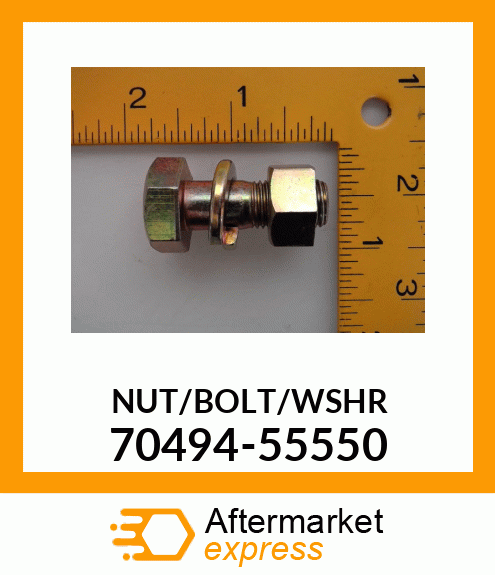 NUT/BOLT/WSHR 70494-55550