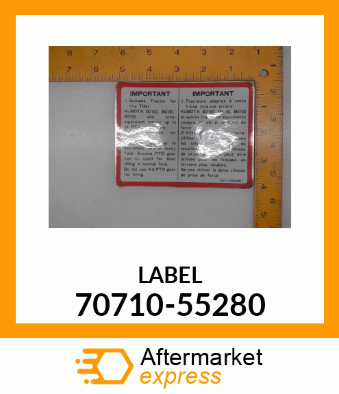 LABEL 70710-55280