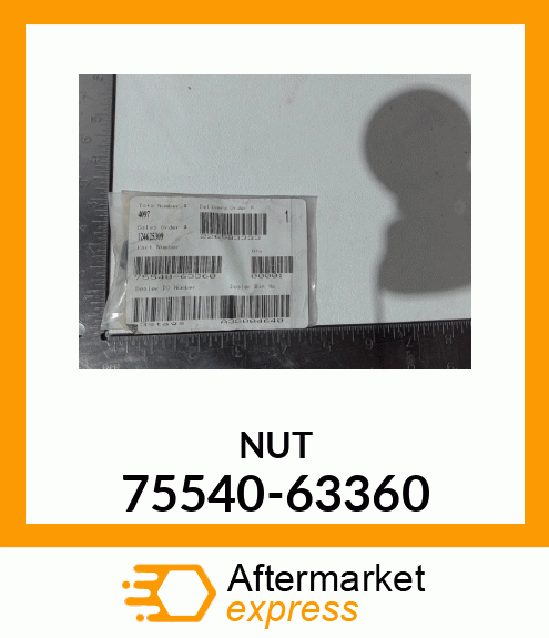 NUT 75540-63360