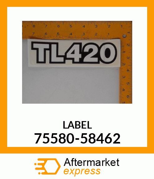 LABEL 75580-58462