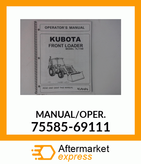 MANUAL/OPER. 75585-69111