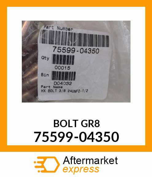 BOLT 75599-04350