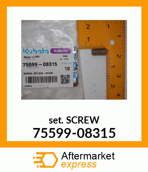 SETSCREW 75599-08315