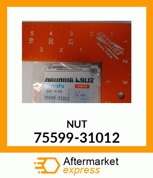 NUT 75599-31012