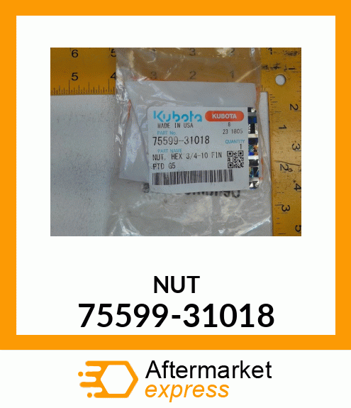 NUT 75599-31018