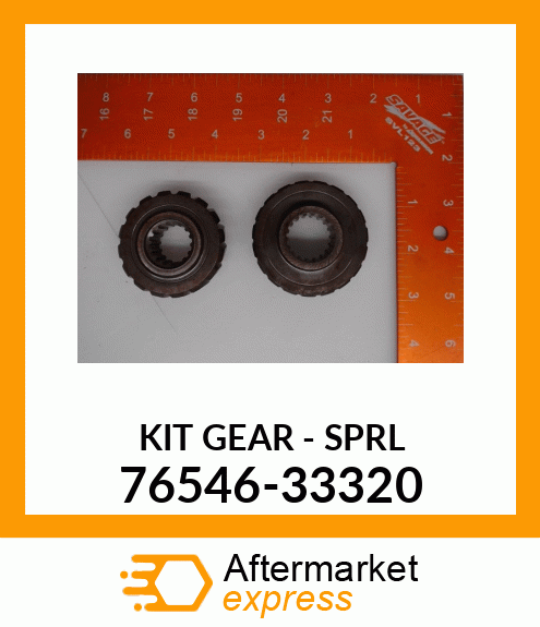 KIT GEAR - SPRL 76546-33320