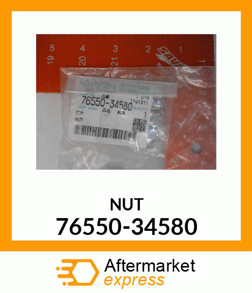 NUT 76550-34580