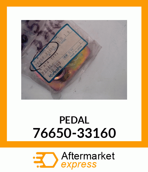 PEDAL 76650-33160