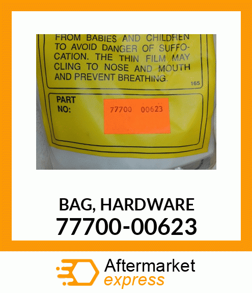 BAG, HARDWARE 77700-00623