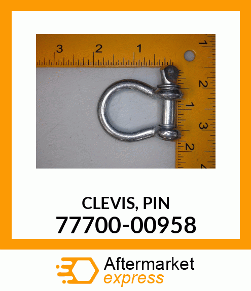 CLEVIS,PIN 77700-00958