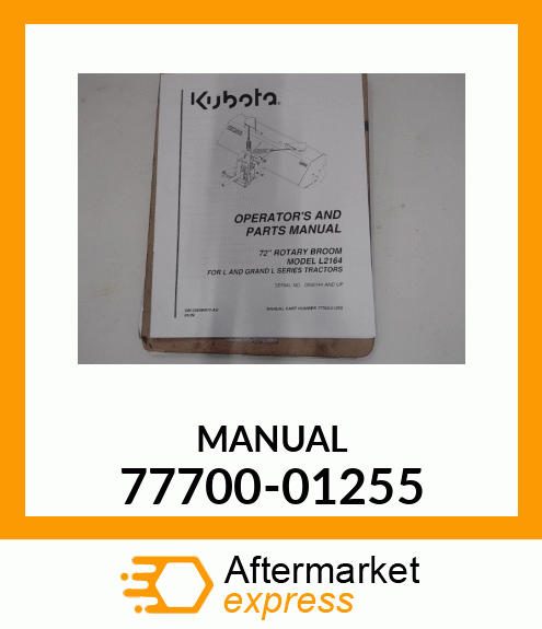 MANUAL 77700-01255