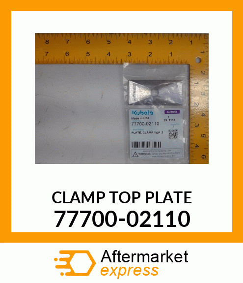 CLAMP TOP PLATE 77700-02110