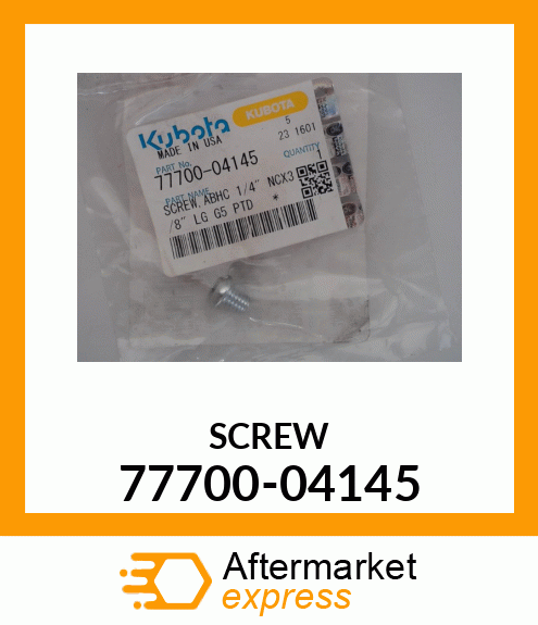 SCREW 77700-04145