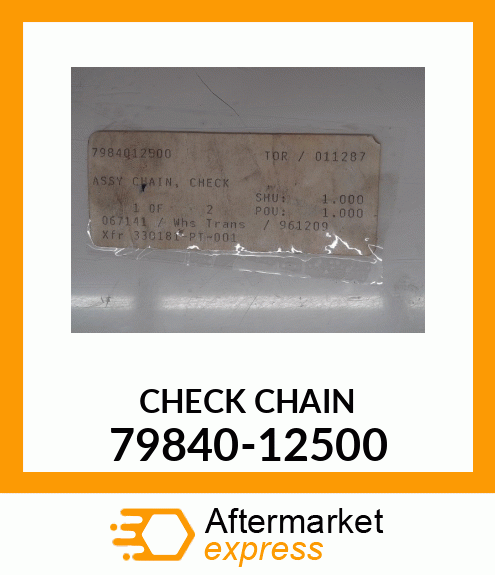 CHECKCHAIN 79840-12500