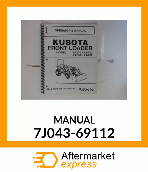 MANUAL 7J043-69112